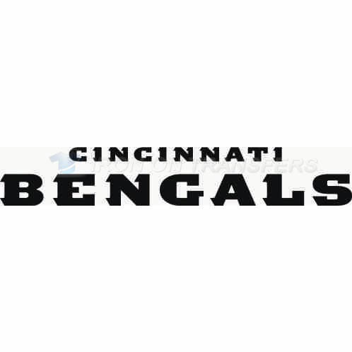Cincinnati Bengals Iron-on Stickers (Heat Transfers)NO.465